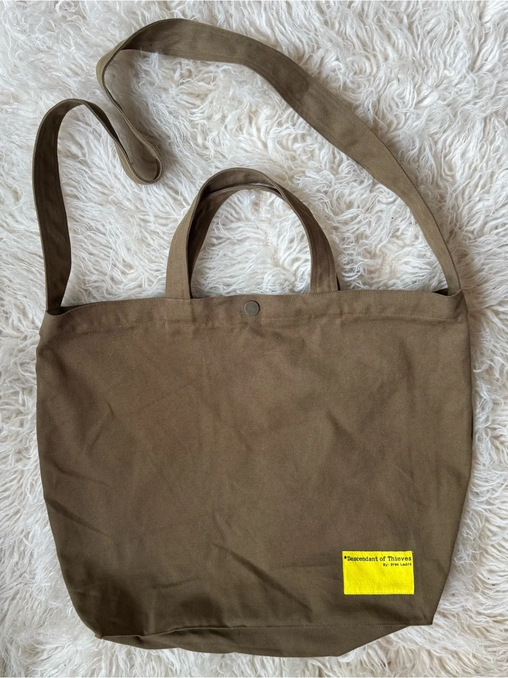 Descendant of Thieves Olive Canvas Tote Bag